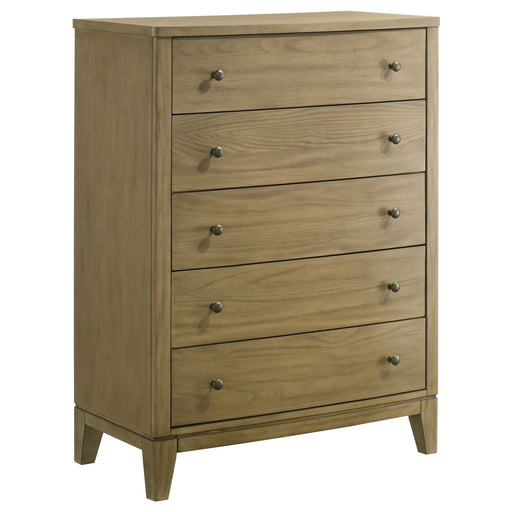 Homestyle Furniture - Coaster - Granada 5-drawer Bedroom Chest of Drawers Natural Pine - 224925
