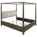 Homestyle Furniture - Coaster - Gran Park Eastern King Canopy Bed Dark Cocoa - 224931KE