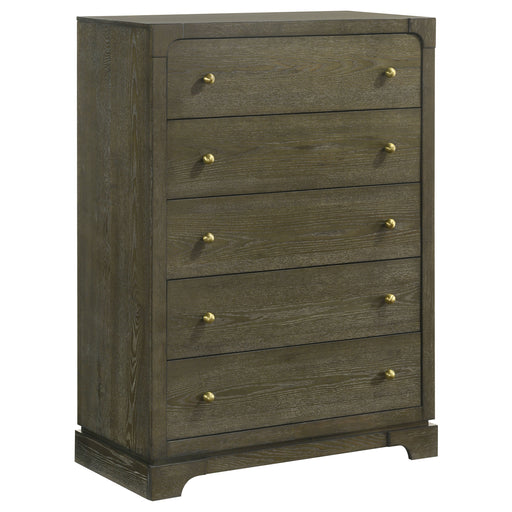 Homestyle Furniture - Coaster - Gran Park 5-drawer Bedroom Chest of Drawers Dark Cocoa - 224935