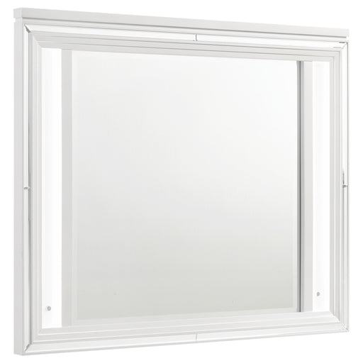 Homestyle Furniture - Coaster - Marmore LED Dresser Mirror White - 224964