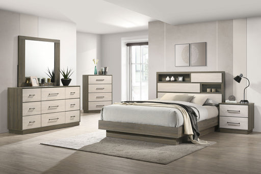 Homestyle Furniture - Coaster - Fenwick 5-piece Queen Bedroom Set Grey Oak - 224981Q-S5