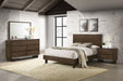 Homestyle Furniture - Coaster - Glenwood 4-piece Eastern King Bedroom Set Warm Brown - 225011KE-S4