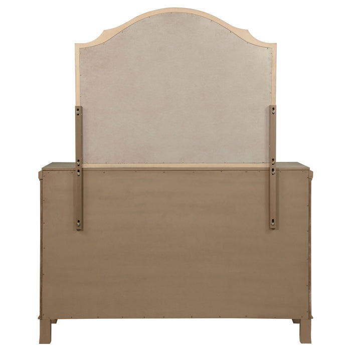 Revello 8-drawer Bedroom Dresser with Mirror Washed Mango