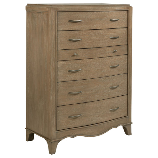 Homestyle Furniture - Coaster - Revello 6-drawer Bedroom Chest of Drawers Washed Mango - 225055
