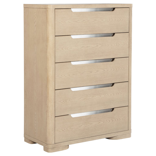 Homestyle Furniture - Coaster - Ladera 5-drawer Bedroom Chest of Drawers Light Elm - 225085