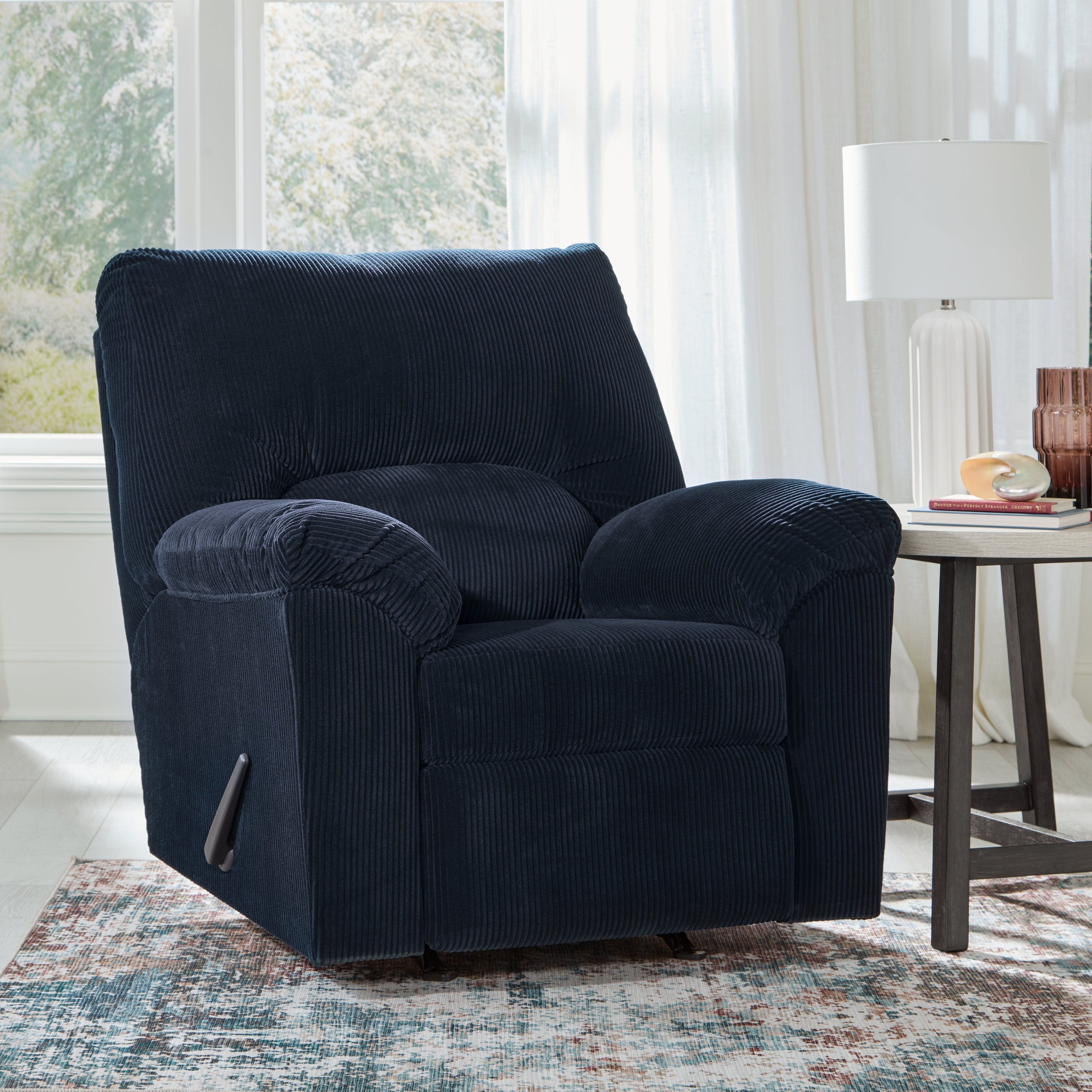 Homestyle Furniture - Ashley Furniture - SimpleJoy Recliner - Rocker Recliner / Navy - 2420525