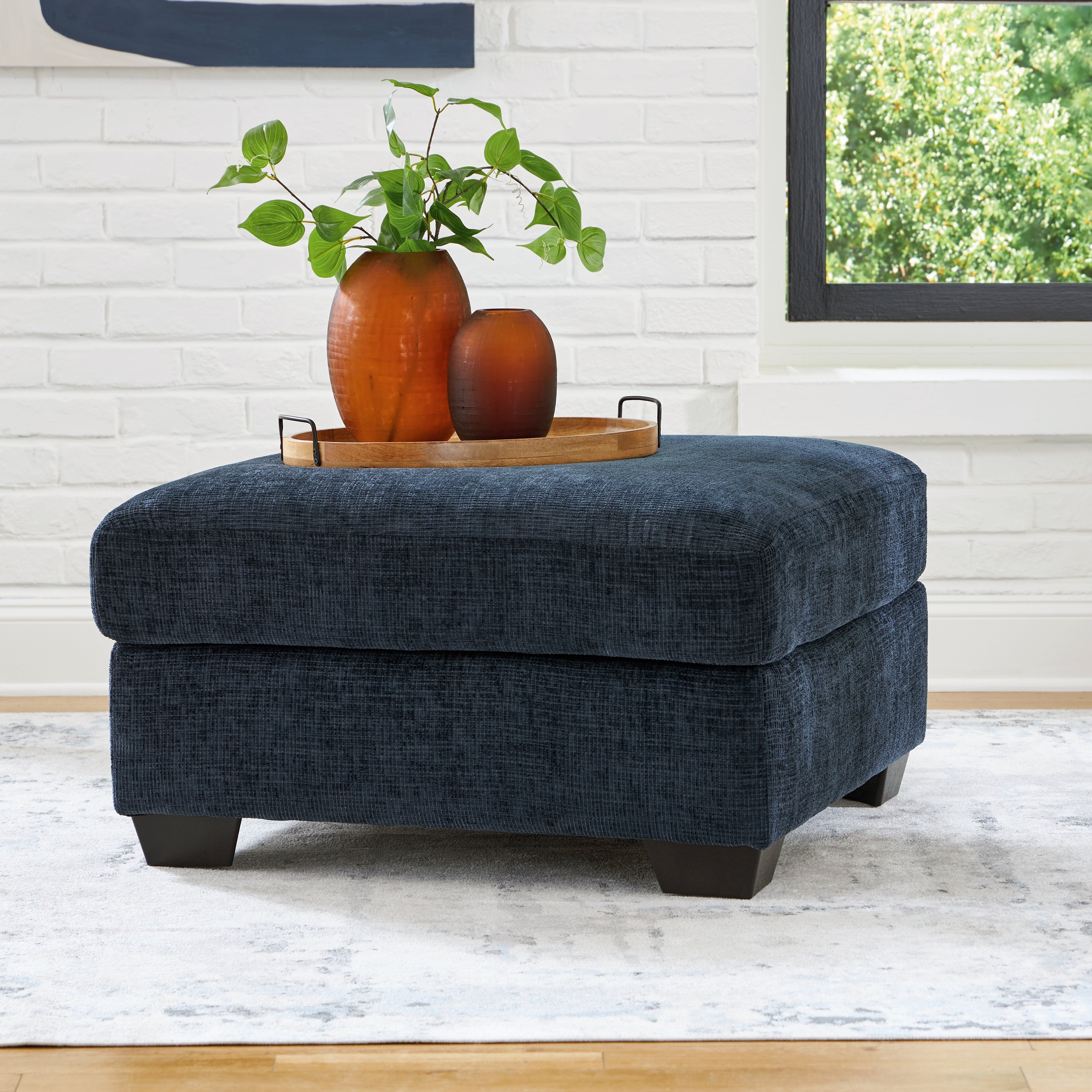 Homestyle Furniture - Ashley Furniture - Aviemore Oversized Accent Ottoman - Oversized Accent Ottoman / Ink - 2430308