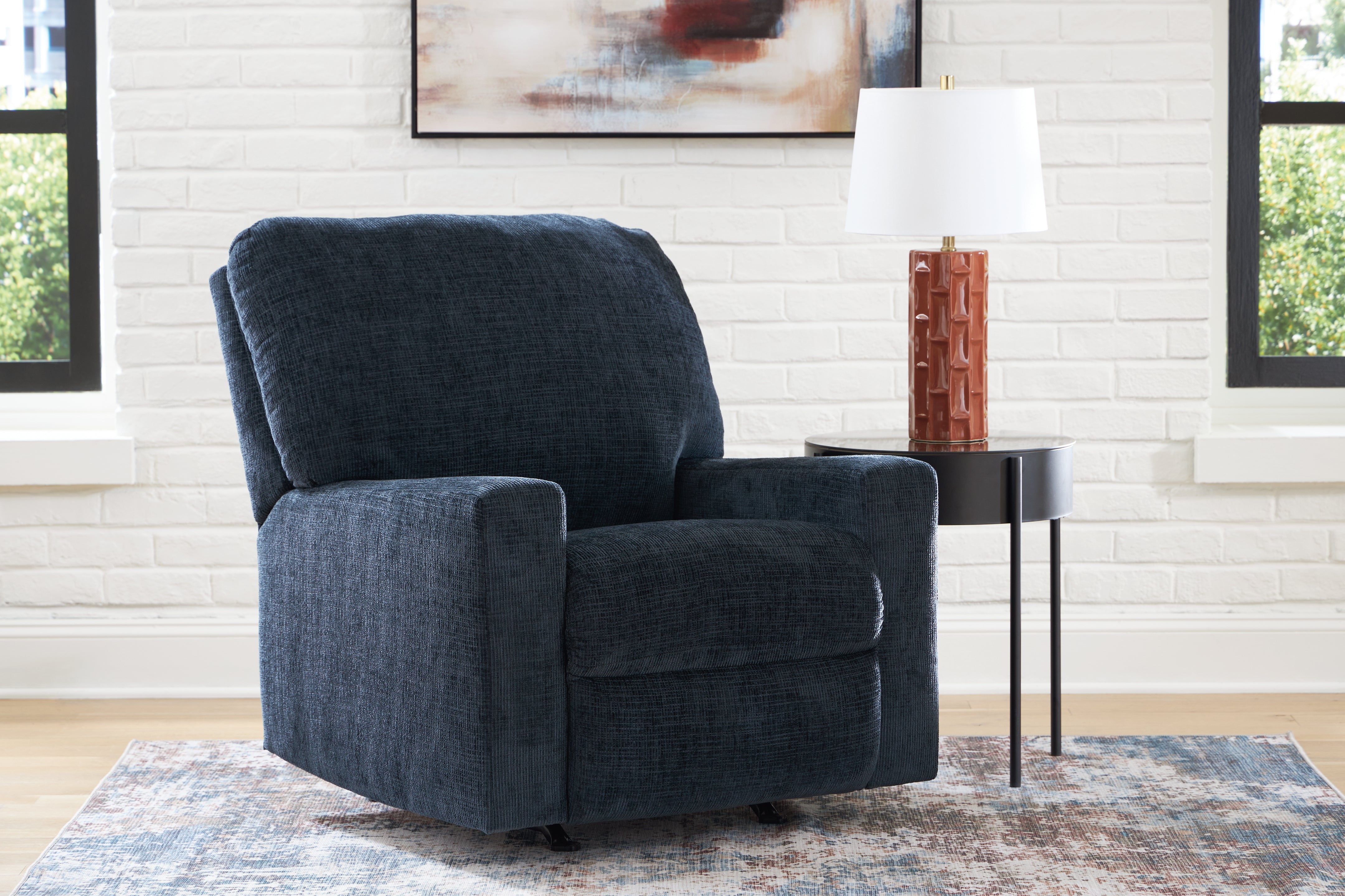 Homestyle Furniture - Ashley Furniture - Aviemore Recliner - Rocker Recliner / Ink - 2430325