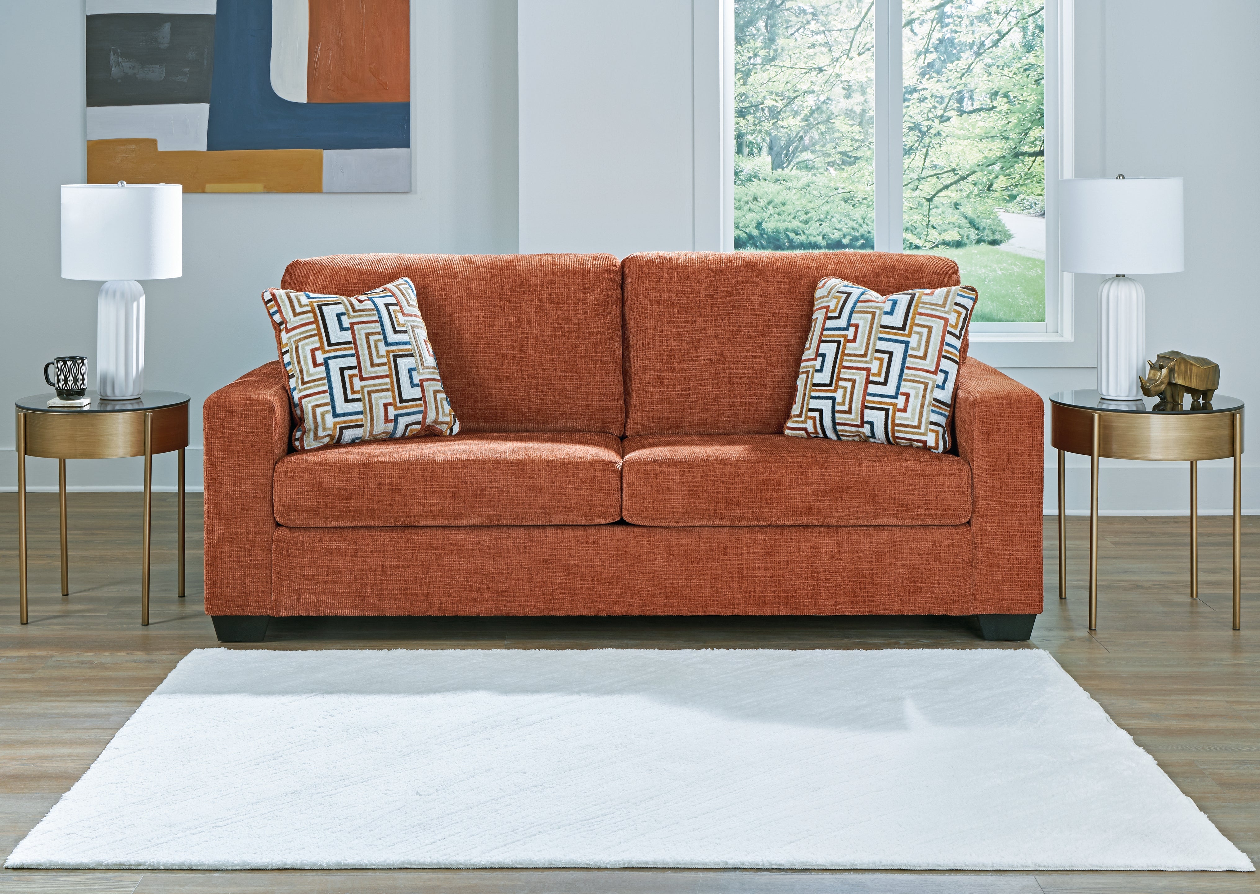 Homestyle Furniture - Ashley Furniture - Aviemore Sofa - Sofa / Spice - 2430438