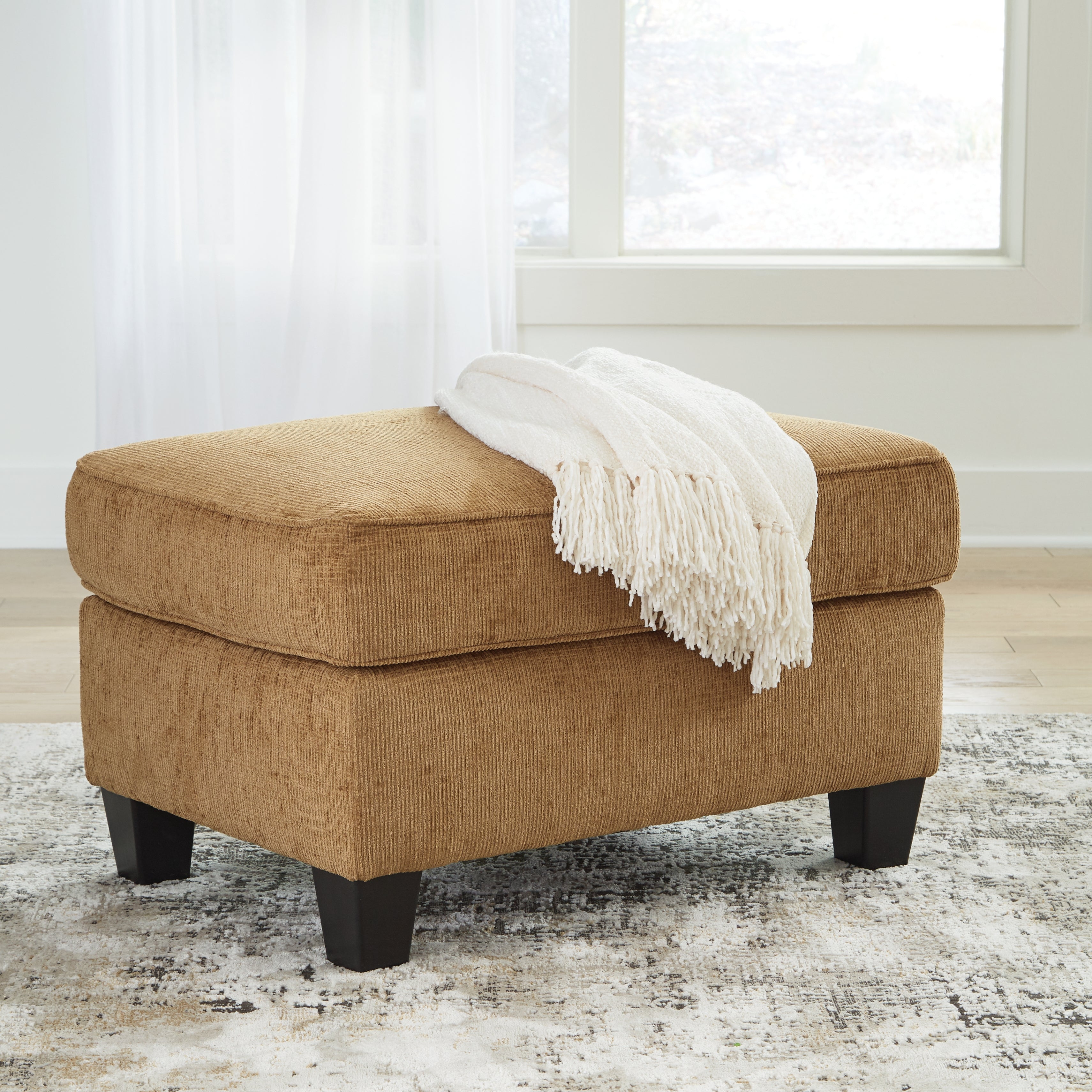 Homestyle Furniture - Ashley Furniture - Erinslane Ottoman - Ottoman / Honey - 2520714