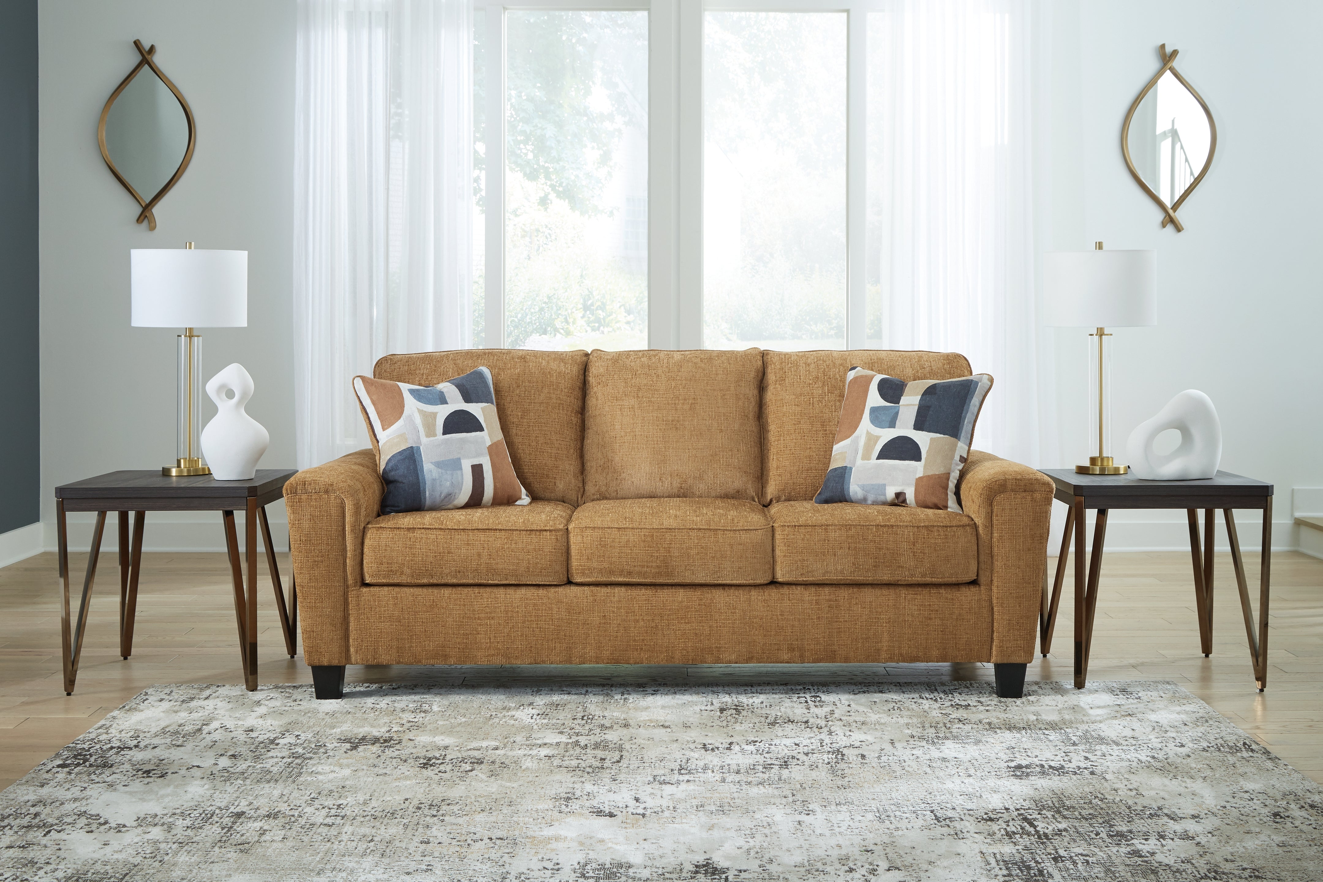 Homestyle Furniture - Ashley Furniture - Erinslane Sofa - Sofa / Honey - 2520738
