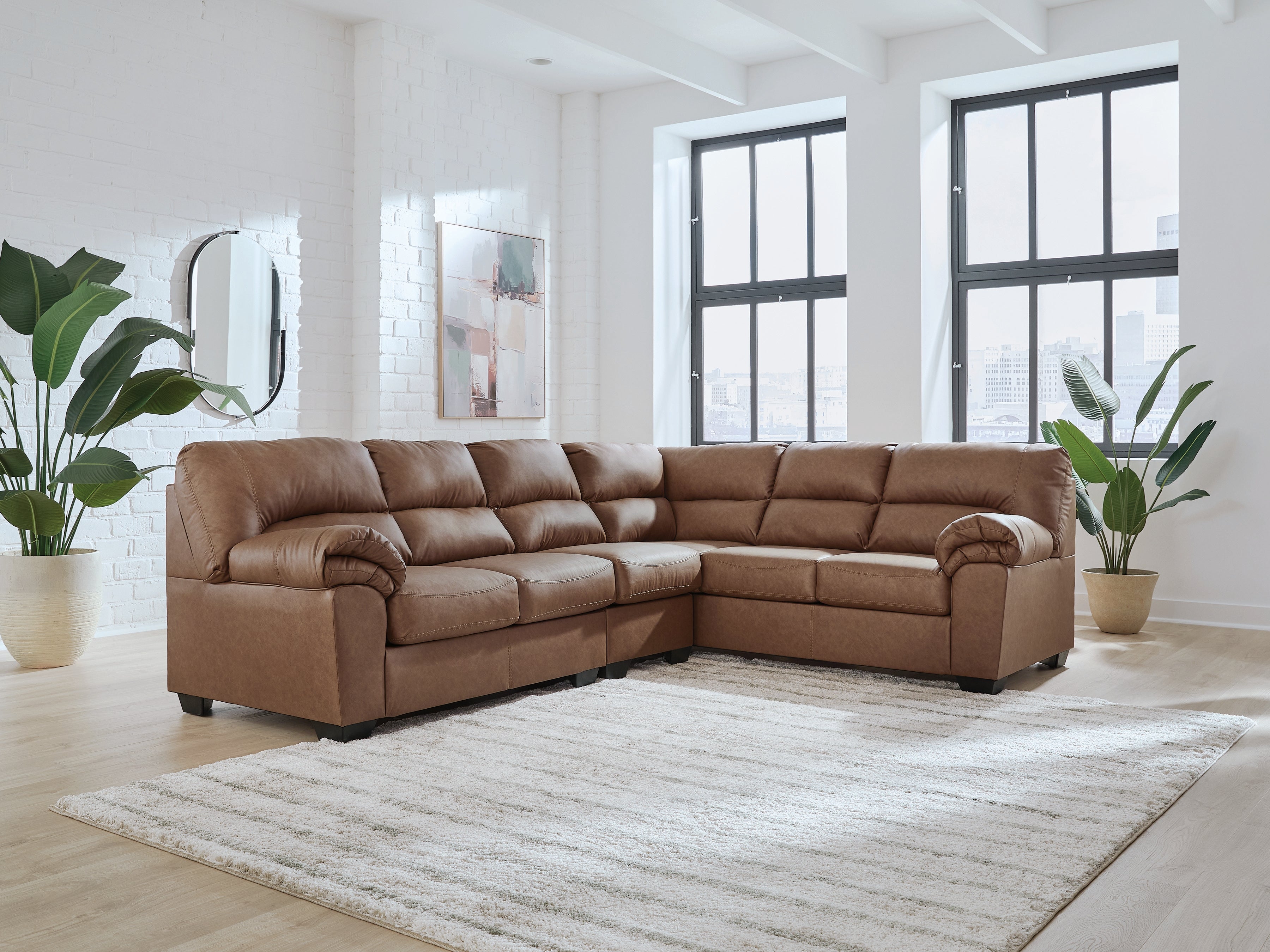 Homestyle Furniture - Ashley Furniture - WillowBend 3-Piece Sectional - RAF 3-Piece Sectional - PC27704S3