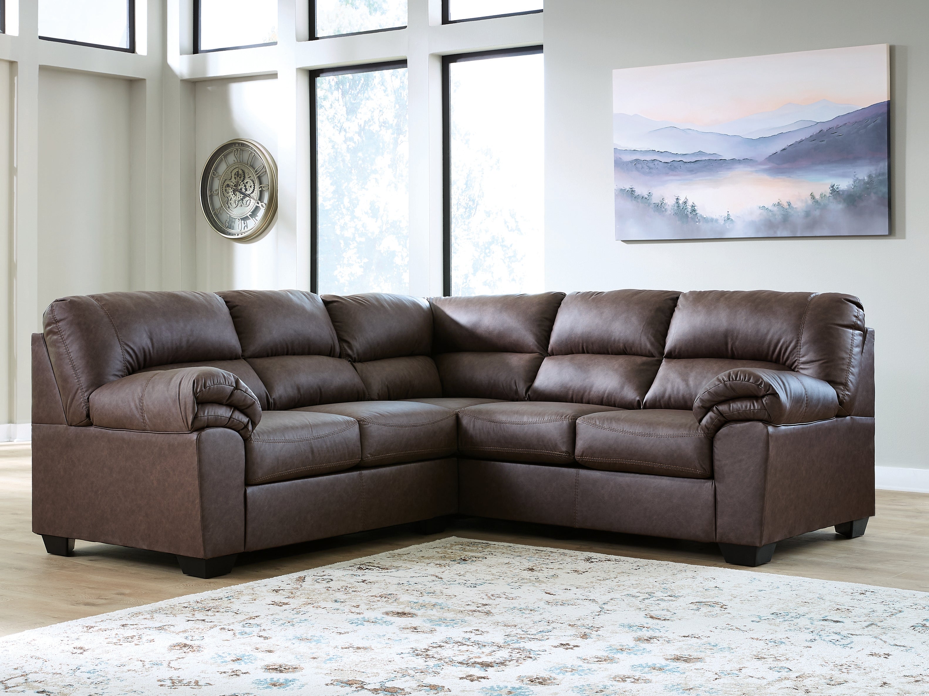 Homestyle Furniture - Ashley Furniture - WillowBend 2-Piece Sectional - RAF 2-Piece Sectional / Umber - PC27705S1