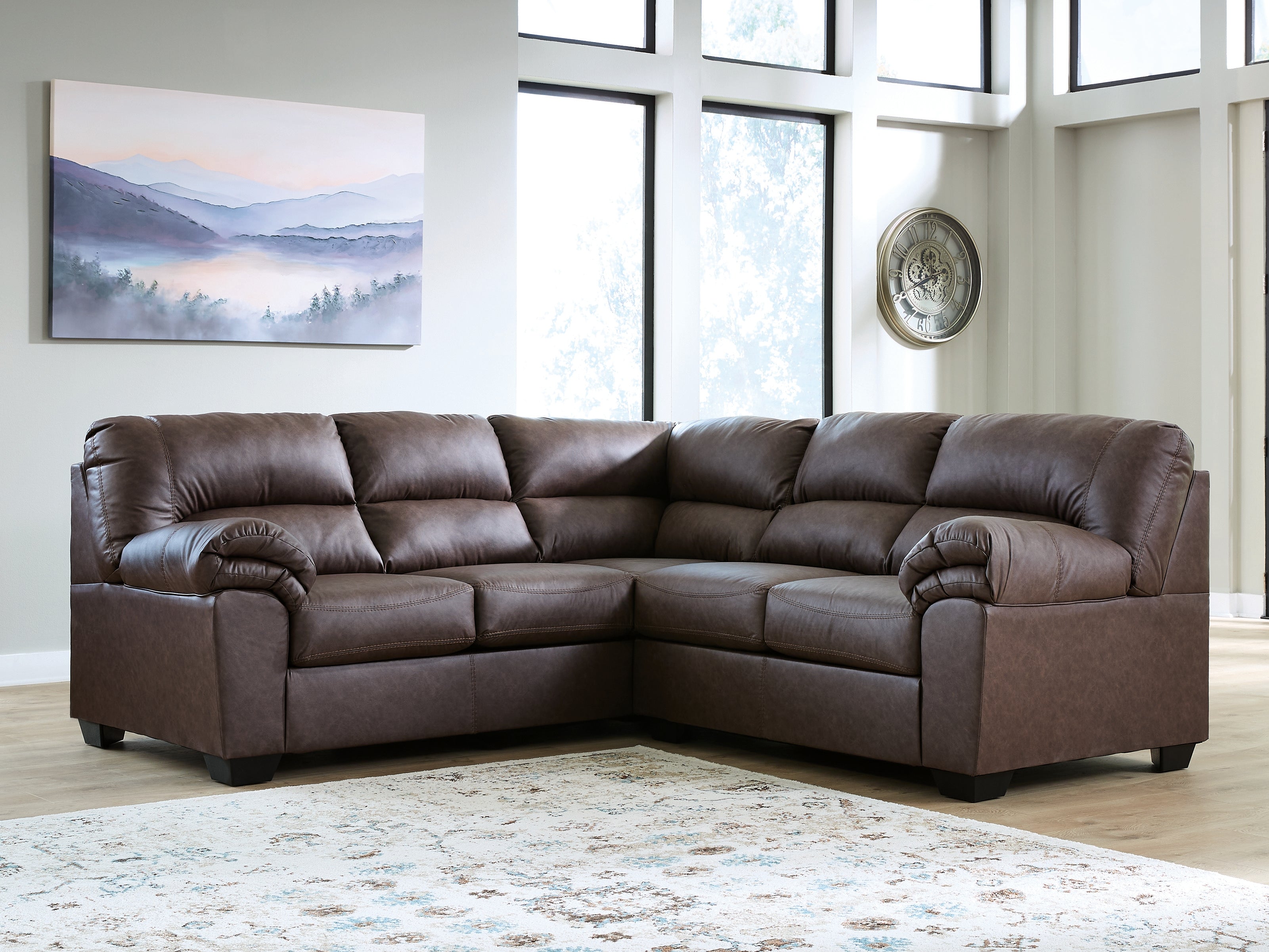 Homestyle Furniture - Ashley Furniture - WillowBend 2-Piece Sectional - LAF 2-Piece Sectional / Umber - PC27705S2