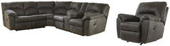 Homestyle Furniture - Ashley Furniture - Tambo 2-Piece Sectional with Recliner - 2-Piece Sectional with Recliner - 27801U1