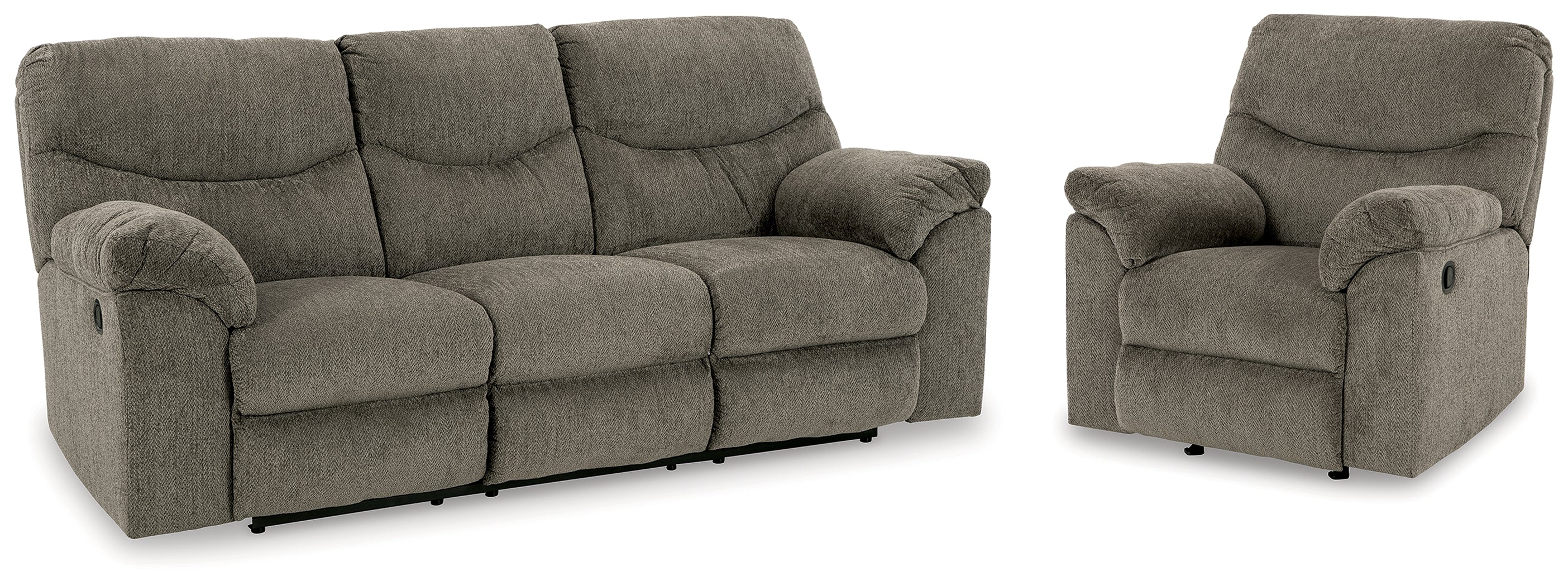 Homestyle Furniture - Ashley Furniture - Alphons Reclining Sofa and Recliner - Reclining Sofa and Recliner - 28201U3
