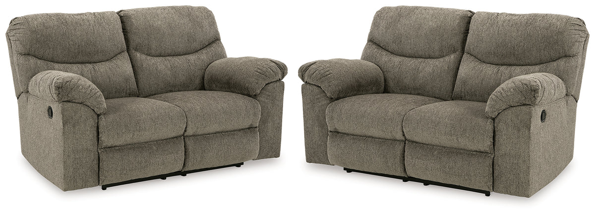 Homestyle Furniture - Ashley Furniture - Alphons Set of 2 Reclining Loveseats - Set of 2 Reclining Loveseats - 28201U4