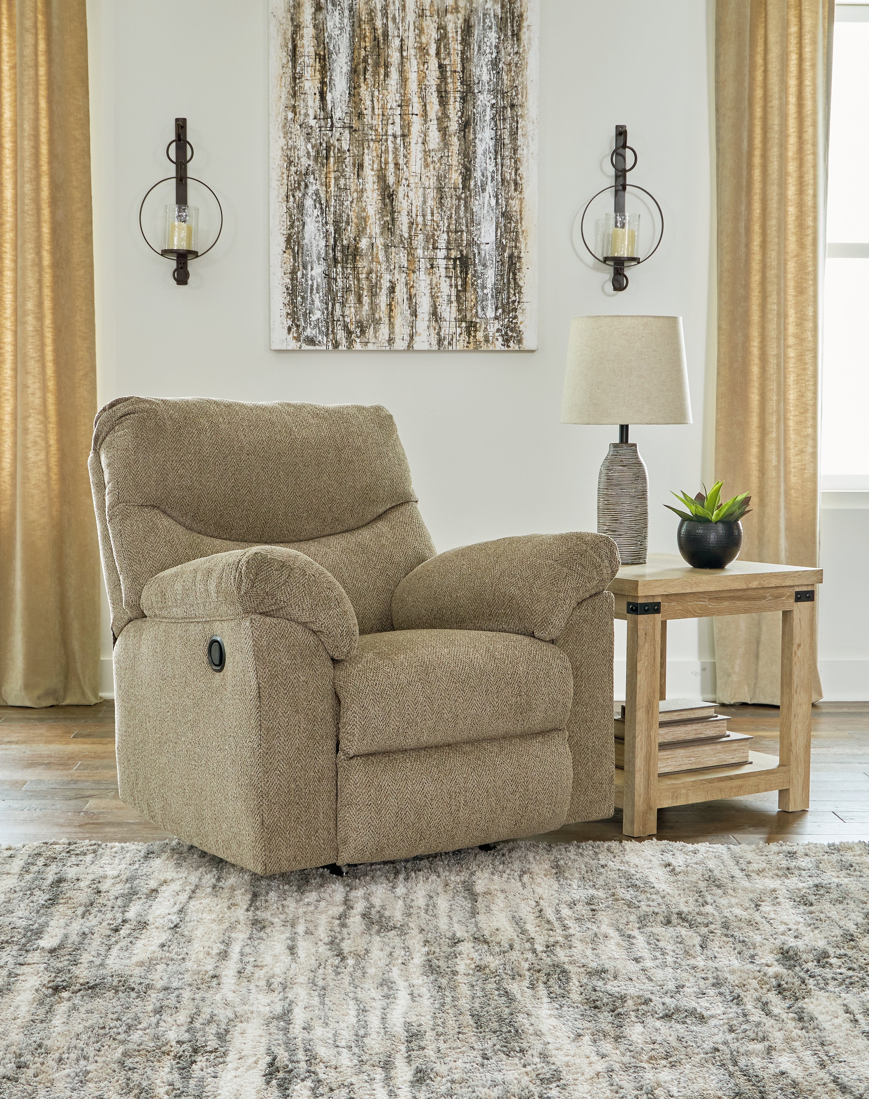 Homestyle Furniture - Ashley Furniture - Alphons Recliner - Rocker Recliner / Briar - 2820225