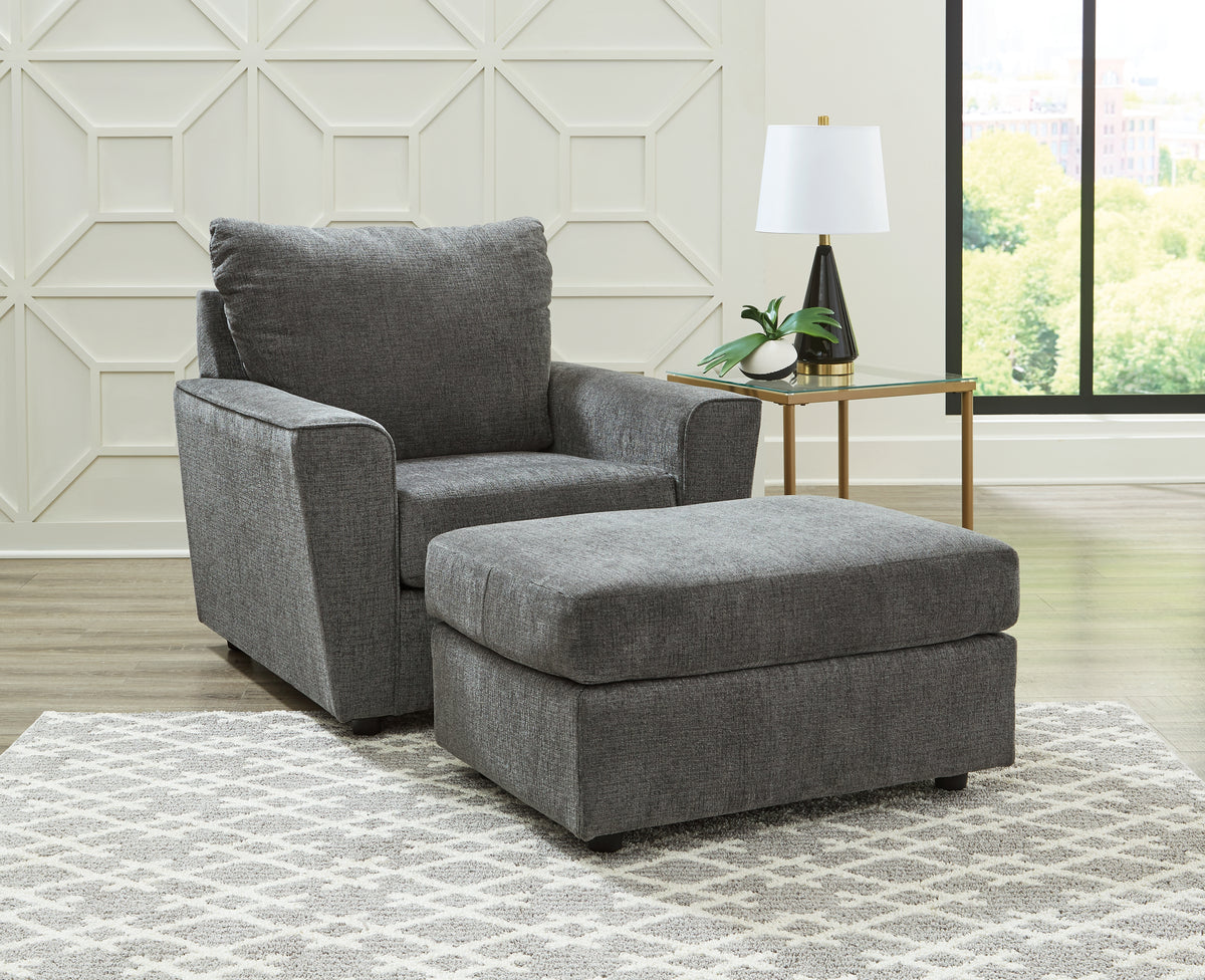 Homestyle Furniture - Ashley Furniture - Stairatt Chair and Ottoman - Chair and Ottoman - 28502U2