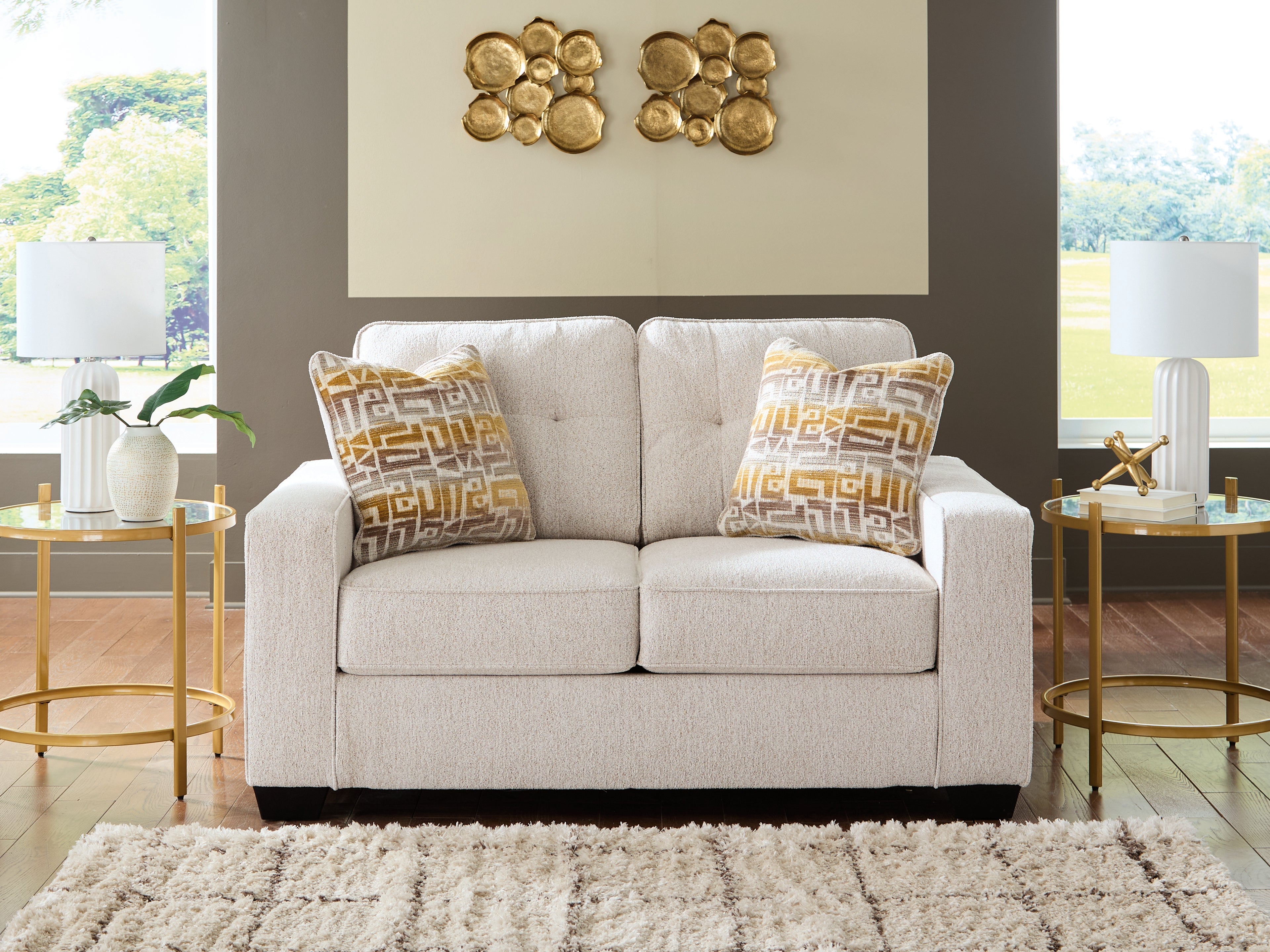 Homestyle Furniture - Ashley Furniture - Larimer Loveseat - Loveseat - PC2920335