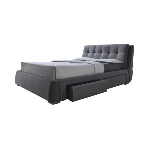 Fenbrook Queen Tufted Upholstered Storage Bed Grey image