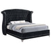 Barzini California King Tufted Upholstered Bed Black image