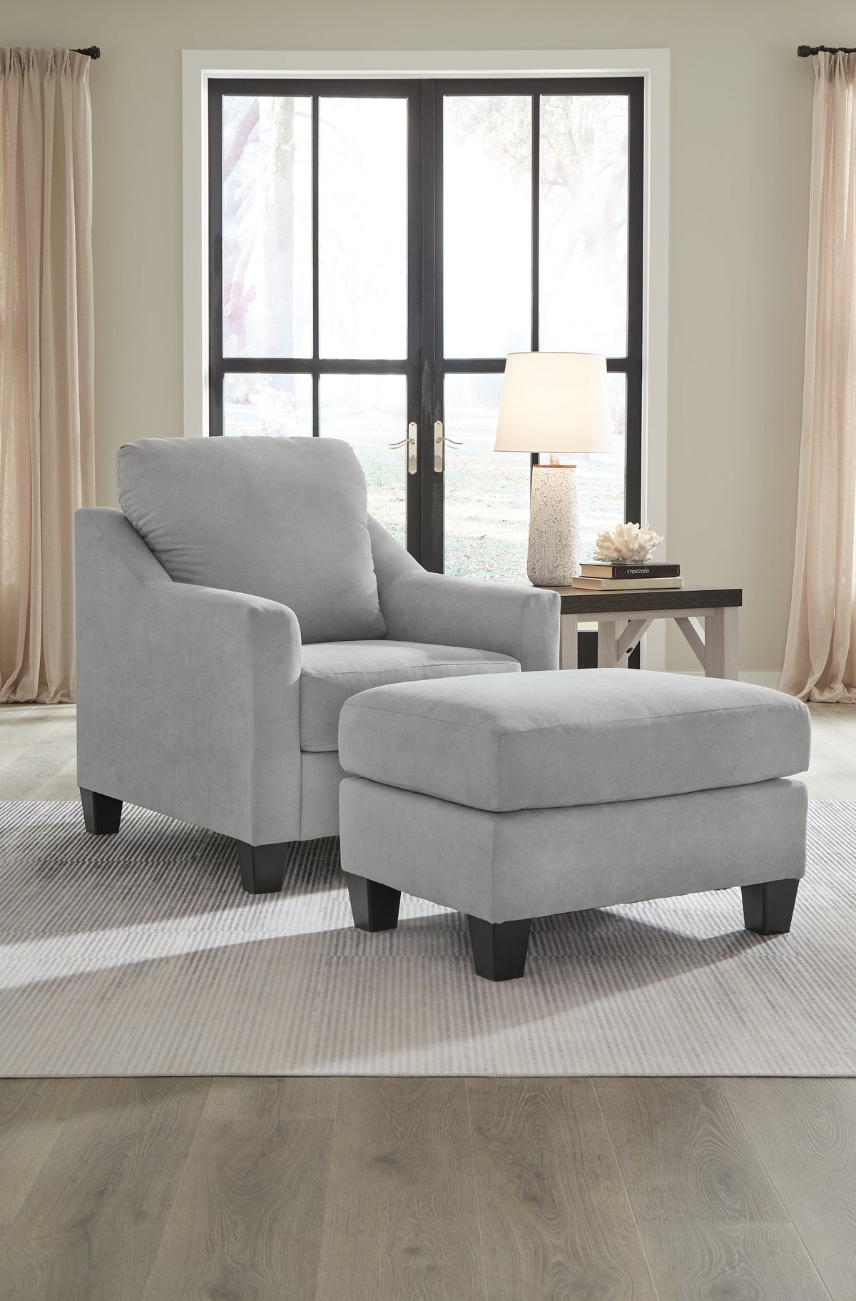 Homestyle Furniture - Ashley Furniture - Adlai Chair and Ottoman - Chair and Ottoman - 30103U1