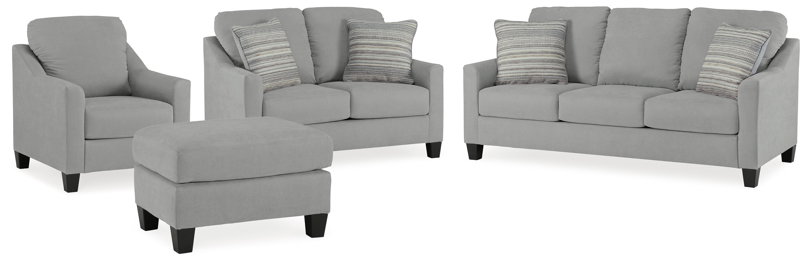 Homestyle Furniture - Ashley Furniture - Adlai Sofa, Loveseat, Chair and Ottoman - Sofa, Loveseat, Chair and Ottoman - 30103U3
