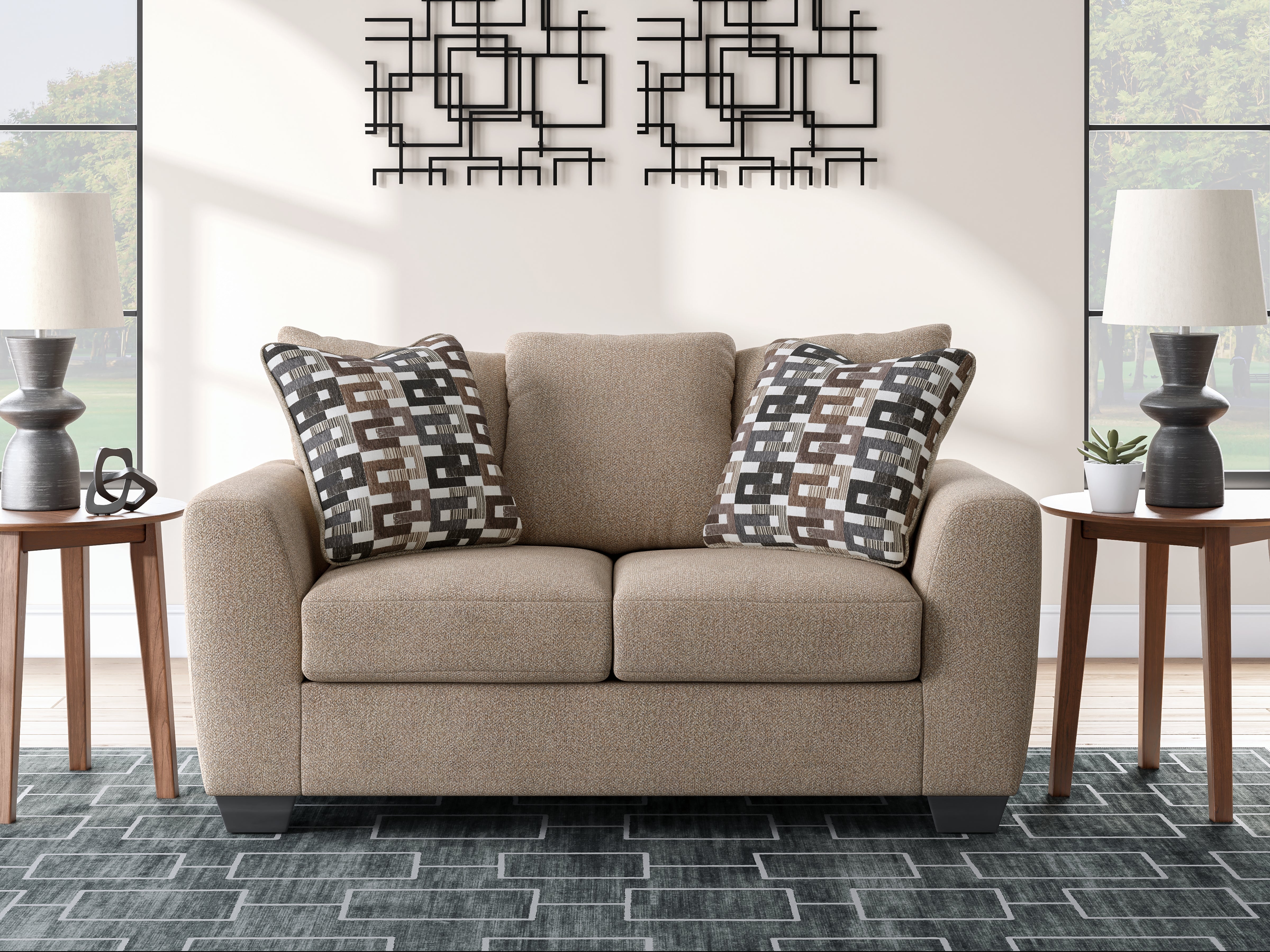 Homestyle Furniture - Ashley Furniture - Triston-Peaks Loveseat - Loveseat - 3020435