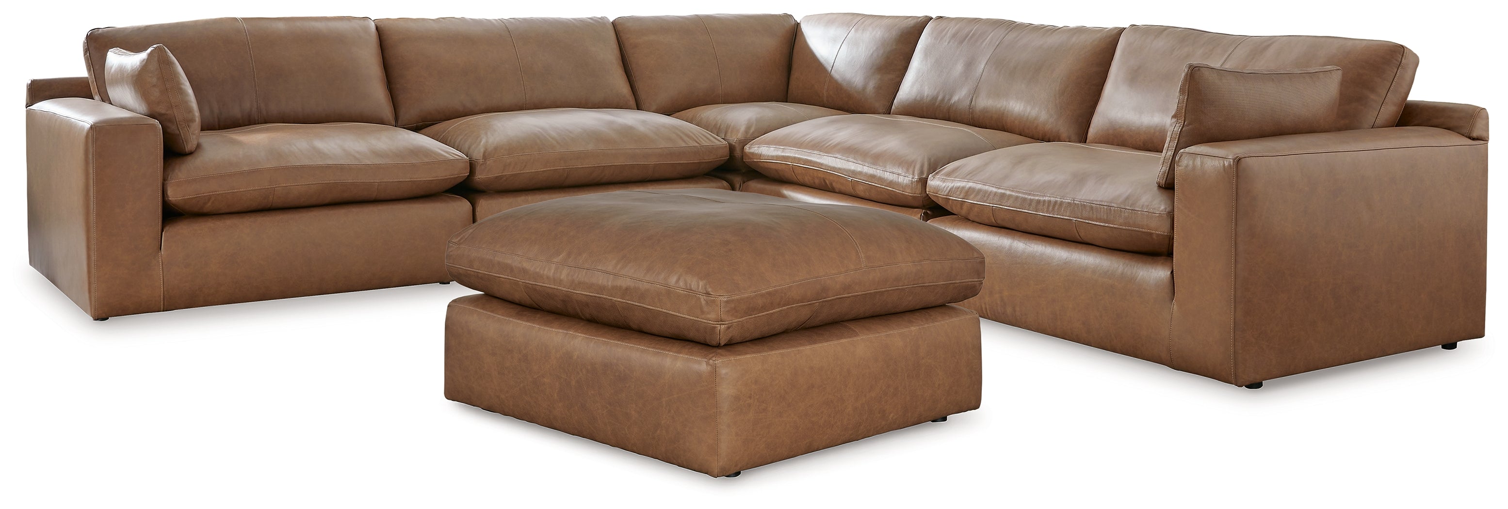 Homestyle Furniture - Ashley Furniture - Emilia 5-Piece Sectional and Ottoman - 5-Piece Sectional and Ottoman - 30901U1
