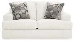 Karinne Loveseat, Oversized Chair and Accent Ottoman