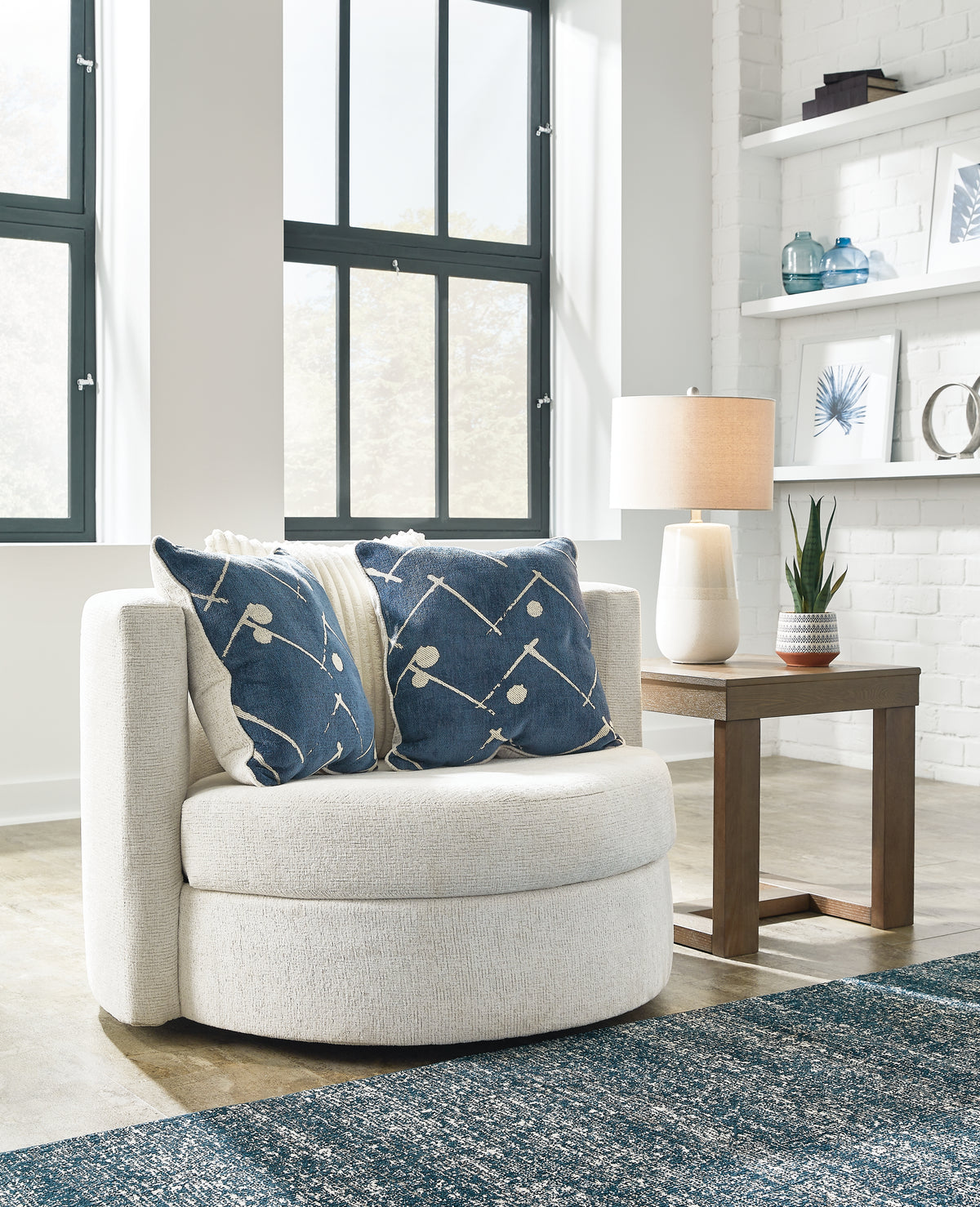 Homestyle Furniture - Ashley Furniture - Padova Swivel Accent Chair - Swivel Accent Chair - 3370644