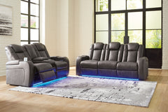 Homestyle Furniture - Ashley Furniture - Fyne-Dyme Power Reclining Sofa and Loveseat - Power Reclining Sofa and Loveseat - 36602U1