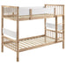 Homestyle Furniture - Coaster - Dakota Wood Twin Over Twin Bunk Bed Natural - 461171