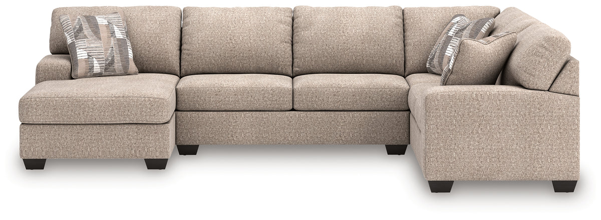 Homestyle Furniture - Ashley Furniture - Newellen 3-Piece Sectional with Chaise - RAF 3-Piece Sectional with Chaise - 48404S5