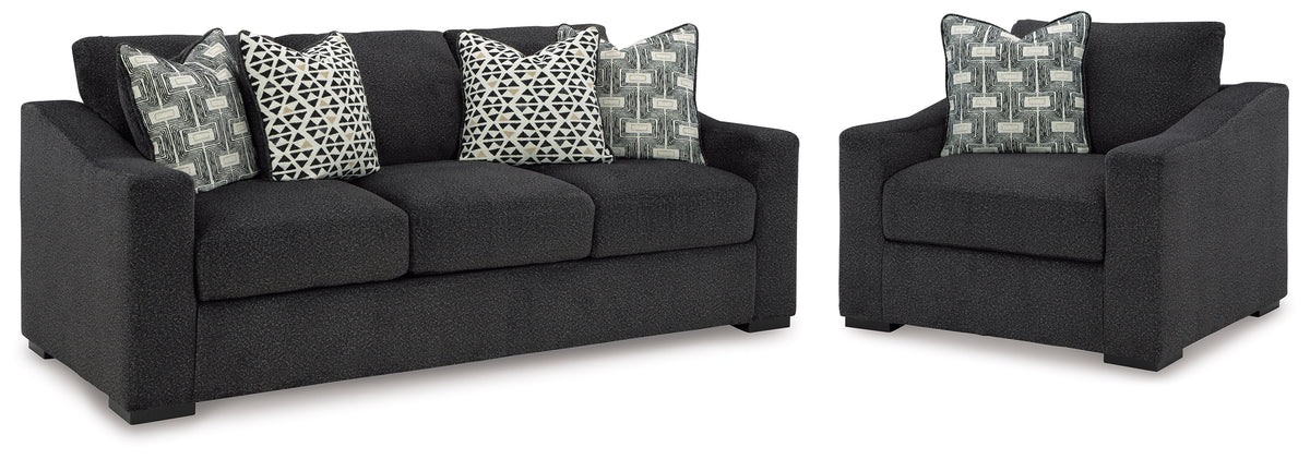 Homestyle Furniture - Ashley Furniture - Wryenlynn Sofa and Oversized Chair - Sofa and Oversized Chair - 49405U4