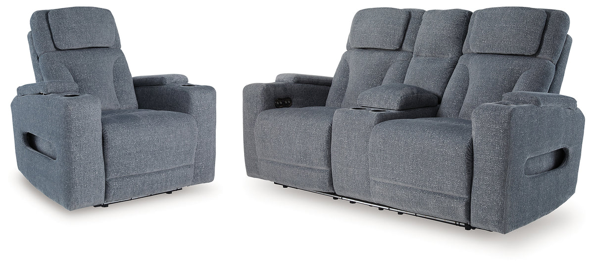 Homestyle Furniture - Ashley Furniture - Studio Cave Power Reclining Loveseat and Power Recliner - Power Reclining Loveseat and Power Recliner - PC49802U2