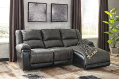 Homestyle Furniture - Ashley Furniture - Nantahala 3-Piece Reclining Sectional with Chaise - 3-Piece Reclining Sectional with Chaise - 50301S9