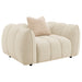 Homestyle Furniture - Coaster - Winchester Boucle Upholstered Chair and a Half Sand Pebble - 503999