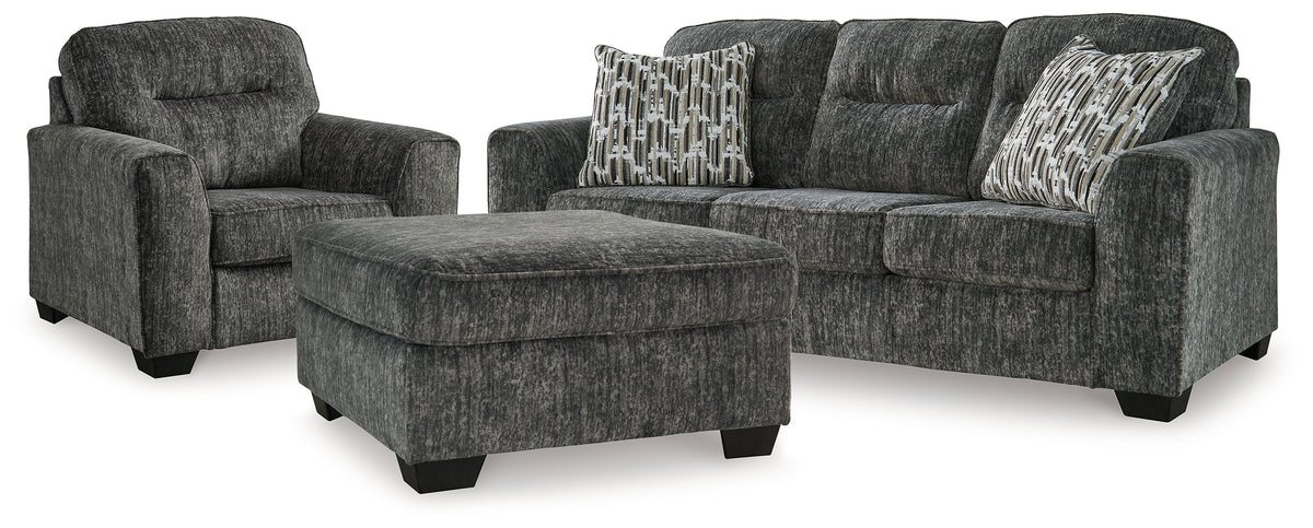 Homestyle Furniture - Ashley Furniture - Lonoke Sofa, Oversized Chair and Ottoman - Sofa, Oversized Chair and Ottoman - 50504U14