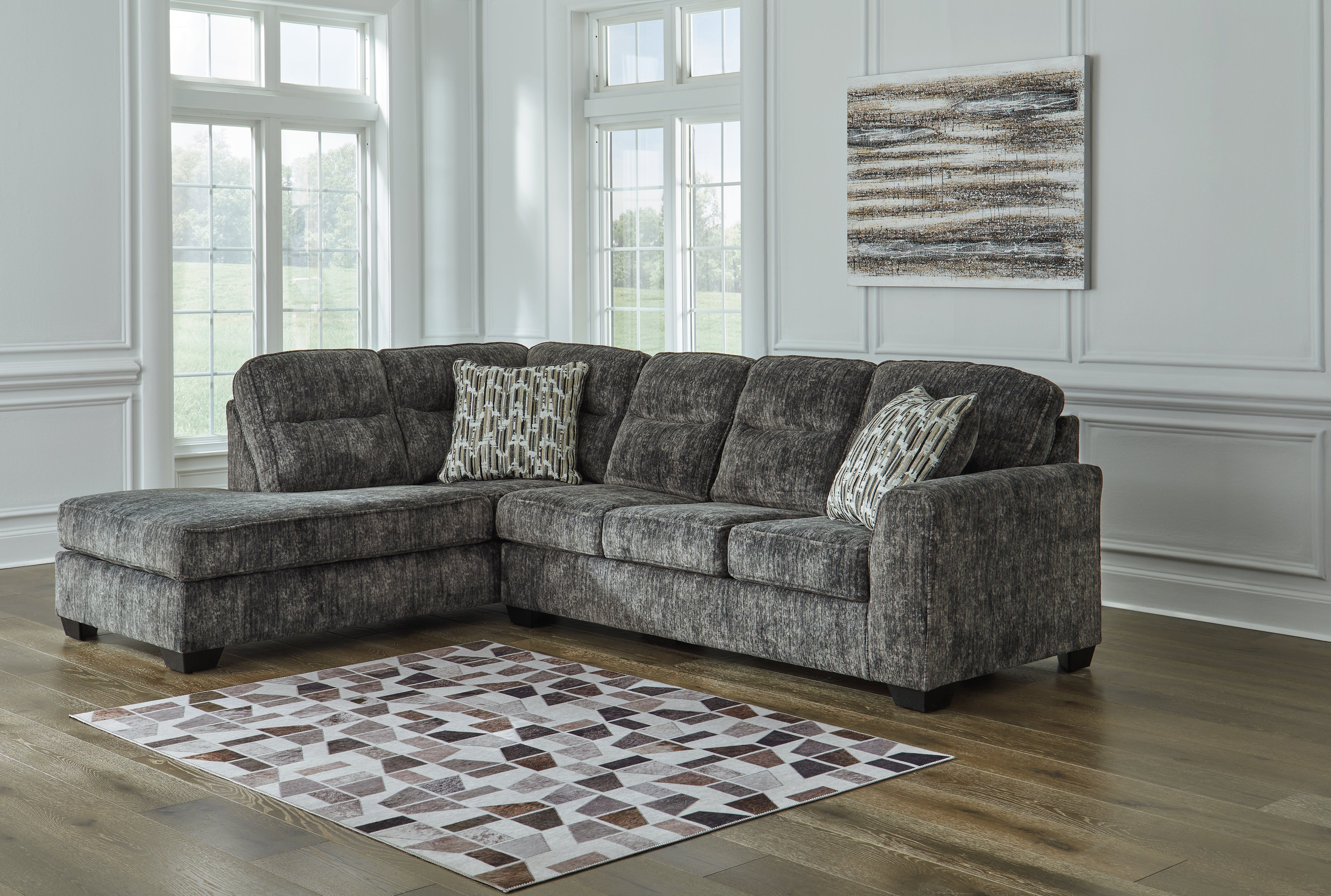 Homestyle Furniture - Ashley Furniture - Lonoke 2-Piece Sectional with Chaise - RAF 2-Piece Sectional with Chaise - 50504S1