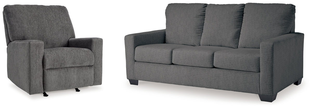 Homestyle Furniture - Ashley Furniture - Rannis Full Sofa Sleeper and Recliner - Full Sofa Sleeper and Recliner - 53602U1