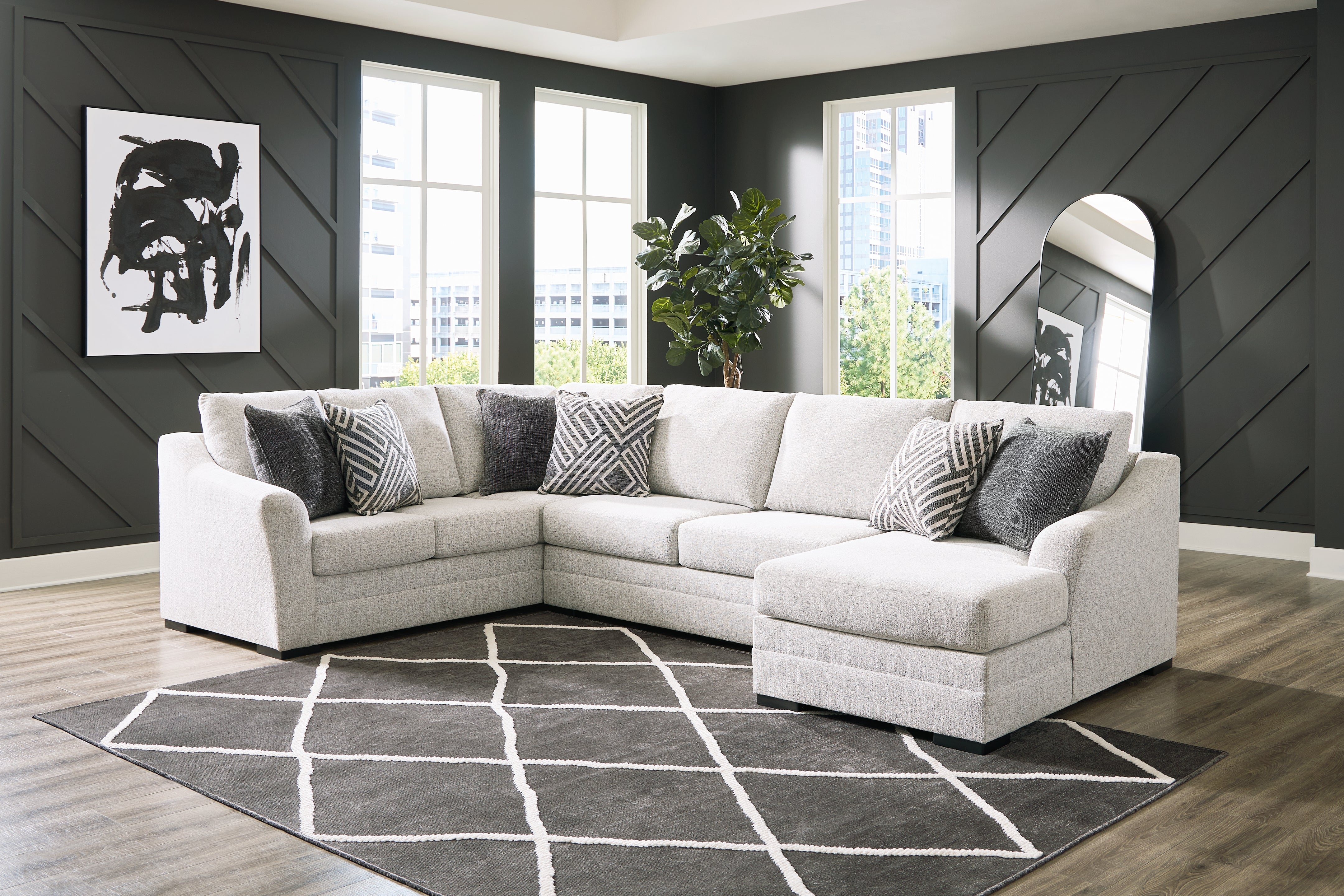 Homestyle Furniture - Ashley Furniture - Koralynn 3-Piece Sectional with Chaise - LAF 3-Piece Sectional with Chaise - 54102S2