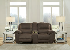 Homestyle Furniture - Ashley Furniture - Next-Gen Gaucho Reclining Loveseat with Console - DBL Rec Loveseat w/Console - 5420494