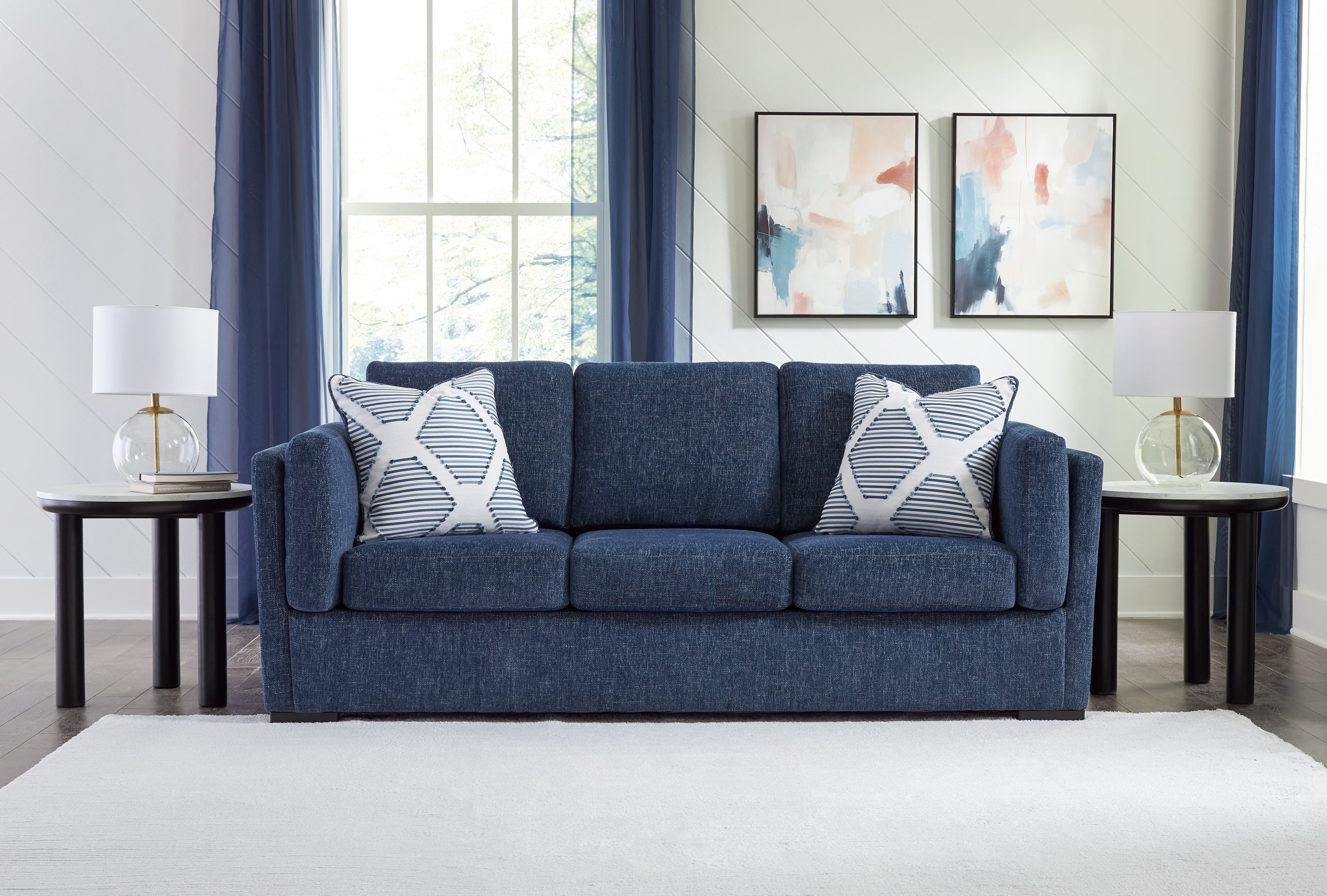 Homestyle Furniture - Ashley Furniture - Evansley Sofa - Sofa / Navy - 5450238