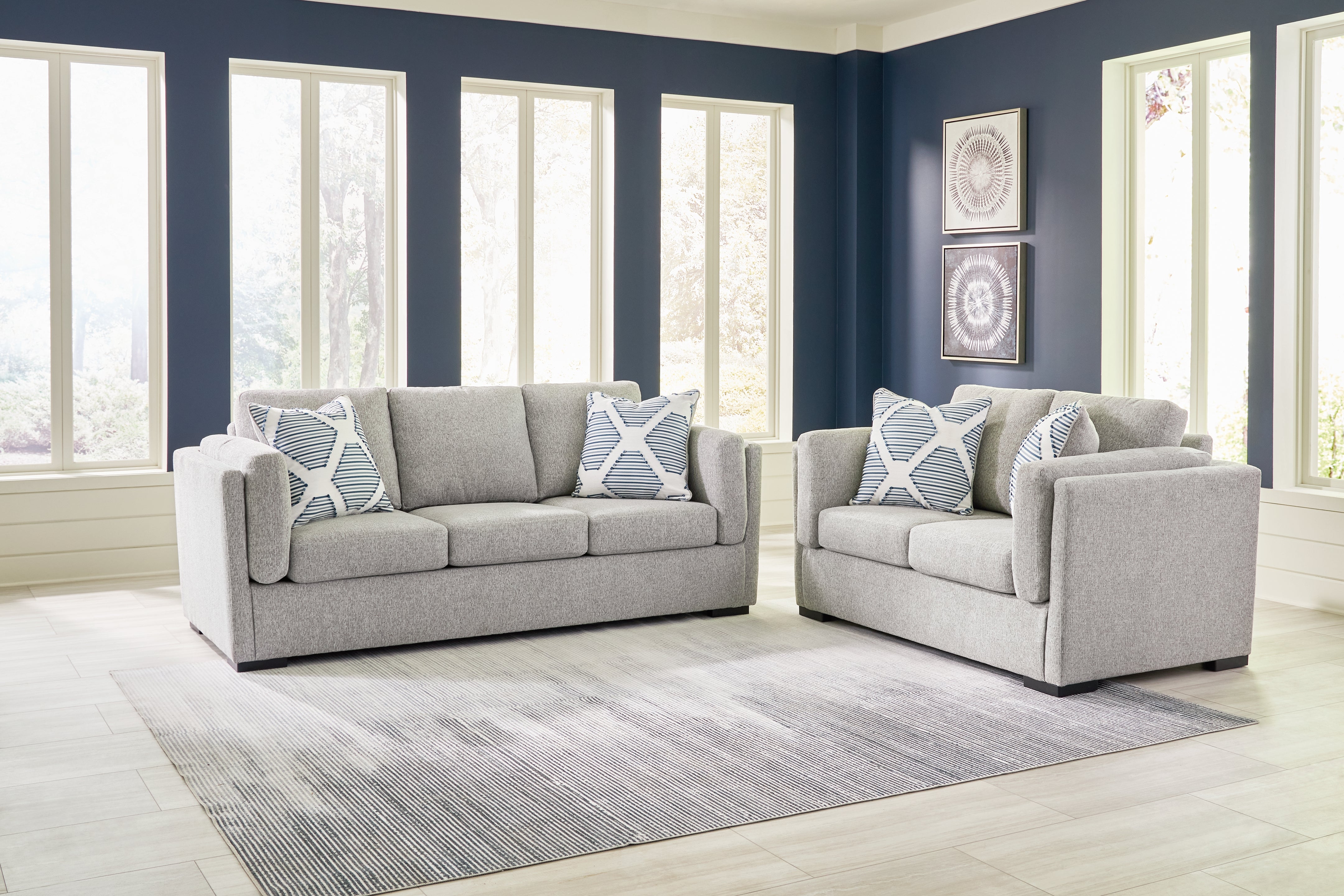 Homestyle Furniture - Ashley Furniture - Evansley Sofa and Loveseat - Sofa and Loveseat - 54503U2