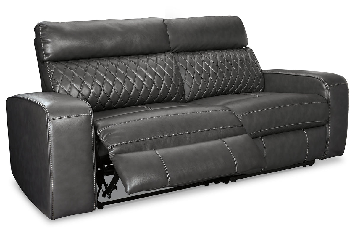 Homestyle Furniture - Ashley Furniture - Samperstone 2-Piece Power Reclining Sectional Loveseat - 2-Piece Power Reclining Sectional Loveseat - 55203S5