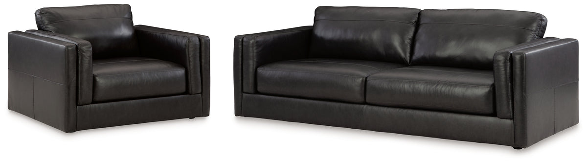 Homestyle Furniture - Ashley Furniture - Amiata Sofa and Oversized Chair - Sofa and Oversized Chair - 57405U2