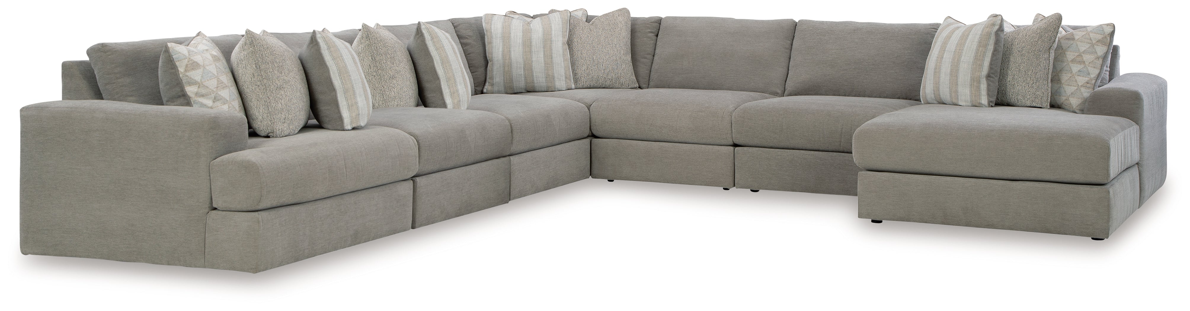 Homestyle Furniture - Ashley Furniture - Avaliyah 7-Piece Sectional with Chaise - RAF 7-Piece Sectional with Chaise - 58103S10