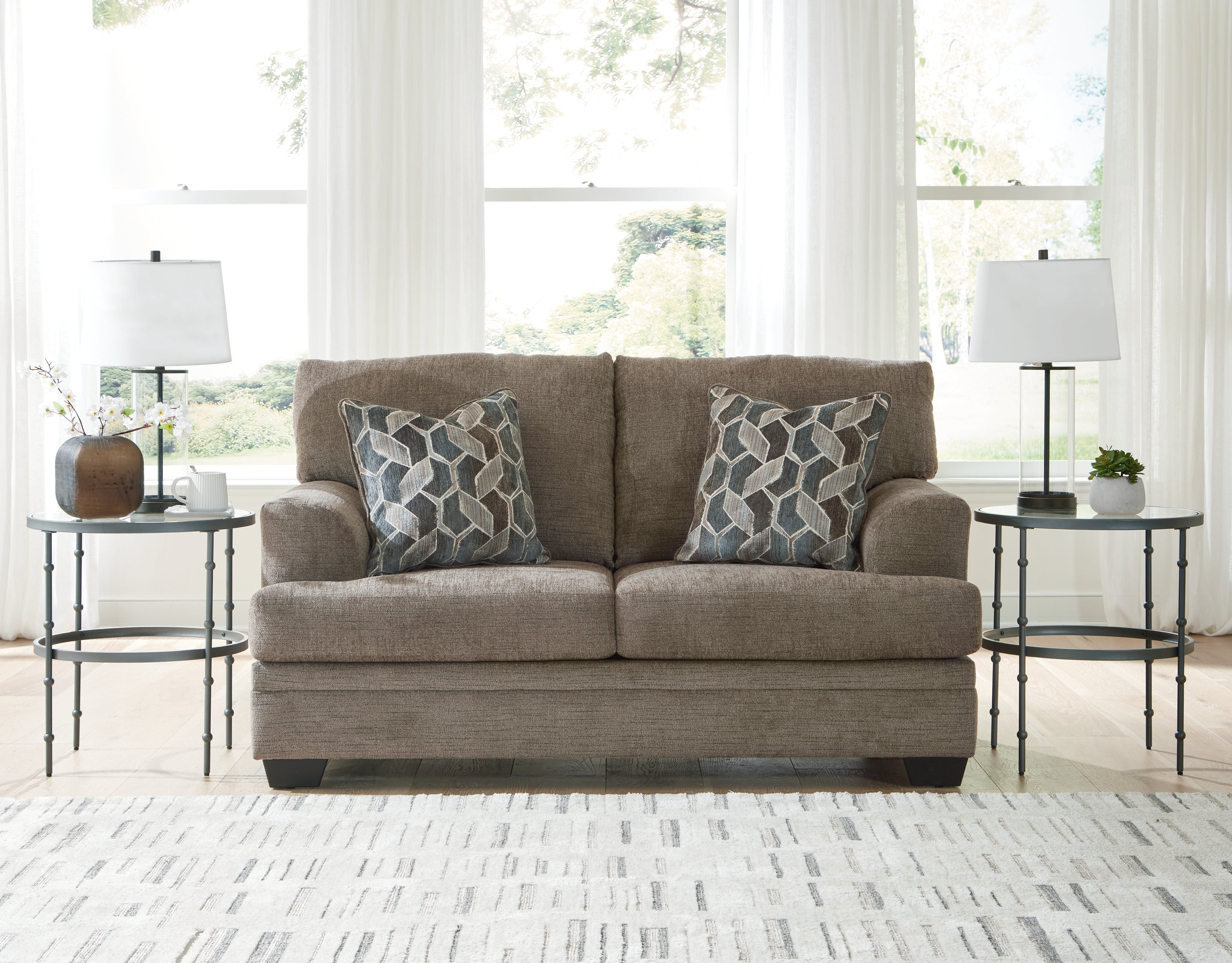 Homestyle Furniture - Ashley Furniture - Stonemeade Loveseat - Loveseat / Nutmeg - 5950535
